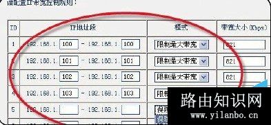 限制别人的网速