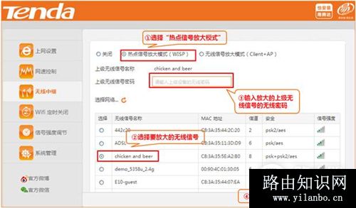 腾达 FH330 无线路由器热点信号放大方法