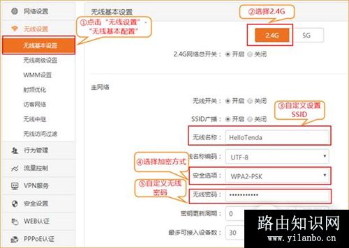 腾达 W15E 无线路由器修改WiFi名称和密码设置