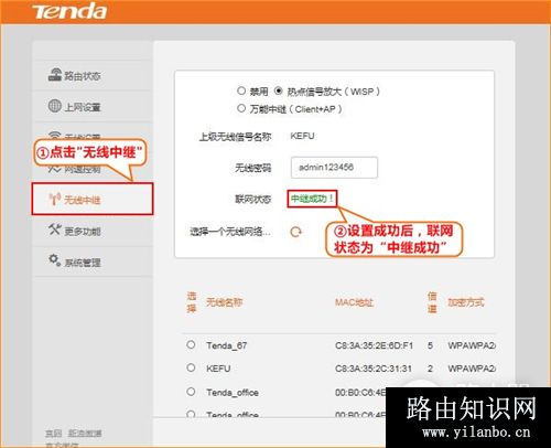 腾达 F3 v6.0 无线路由器无线中继设置方法