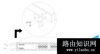 磊科NMW1324MF交换机的安装教程图解
