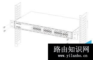 磊科NMW1324MF交换机的安装教程图解