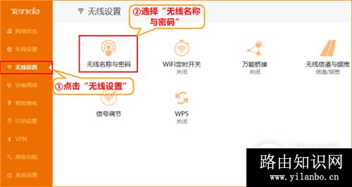 腾达 AC18 无线路由器WiFi名称及密码设置