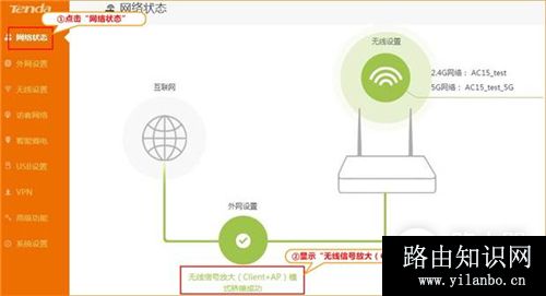 腾达 AC9 无线路由器无线信号放大模式设置