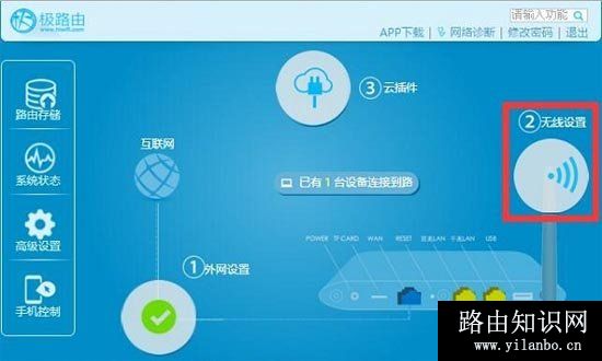 hiwifi极路由密码怎么修改？
