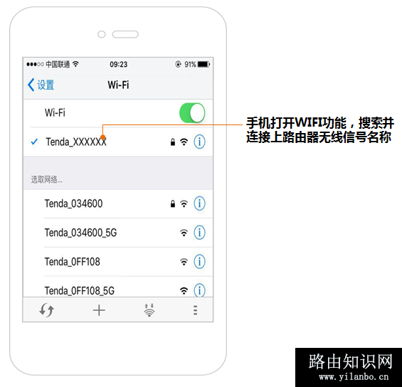 手机设置腾达无线路由器的方法【图解】