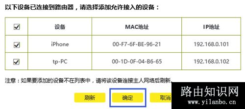 TP-Link TL-WDR5620 无线路由器无线设备接入控制