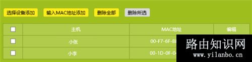 TP-Link TL-WDR5620 无线路由器无线设备接入控制
