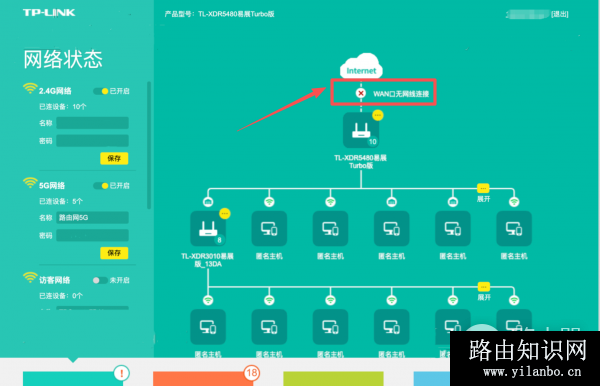 TP-LINK路由器MESH总提示WAN口没插线但还能上网，这类提示怎么办？